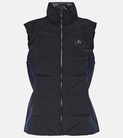 Fusalp Leila Quilted Vest In Black