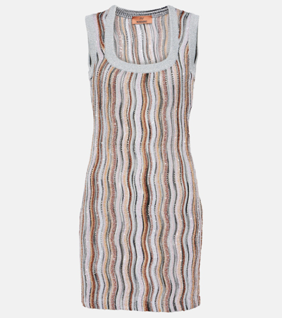 Missoni Zig Zag Minidress In Multicoloured