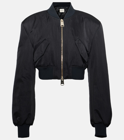 Tom Ford The Reggie Cropped Jacket In Black