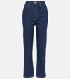 RE/DONE 70S STOVE PIPE高腰直筒牛仔裤