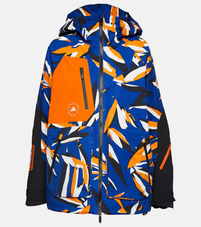 Adidas By Stella Mccartney Ski Jacket Multicolor In Blue