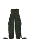 ATTICO FERN COTTON PARACHUTE CARGO PANTS