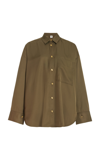 BY MALENE BIRGER EXCLUSIVE OVERSIZED SATIN SHIRT