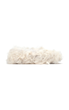 Hvoya Fur Ballet Flats In White
