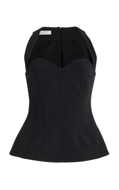 Philosophy Di Lorenzo Serafini Bustier-style Top In Black