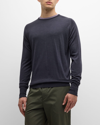 John Smedley Marcus Sweater In Hepburn Smoke