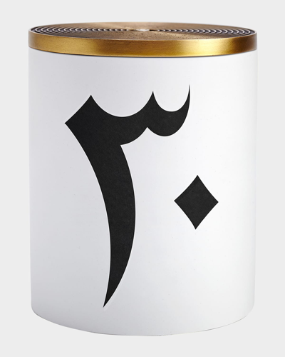 L'objet Grand Bazzar Candle - No. 20 In White