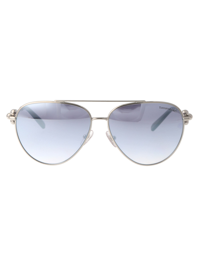 Tiffany &amp; Co. 0tf3092 Sunglasses In 6175v6 Silver