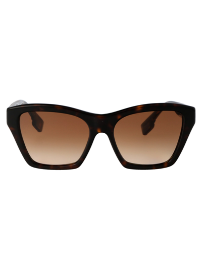 Burberry Eyewear Arden Sunglasses In 300213 Dark Havana