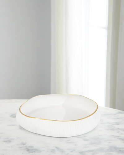 John-richard Collection White Free-form Bowl Ii