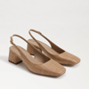 Sam Edelman Terra Slingback Kitten Heel Buff Tan In Beige