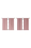 VCNY HOME ETHAN BLACKOUT SET OF 4 CURTAIN PANELS