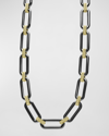 Lagos Signature Caviar Ceramic Link Necklace