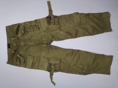 Pre-owned Tete Homme Vintage /issey Miyake Tactical Cargo Pants In Bronze Brown