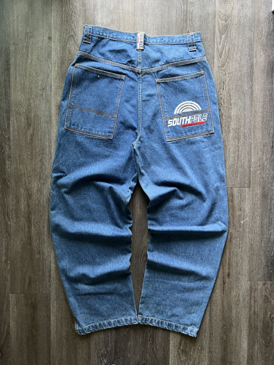 Pre-owned Jnco X Southpole Vintage 90's Southpole Baggy Jnco Style