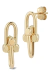 Ember Fine Jewelry 14k Yellow Gold Link Drop Earrings In Gold