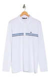 Travismathew Heater 2.0 Stretch Long Sleeve Golf Polo In White