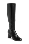 Stuart Weitzman Sofia Knee-high Boot In Black Smooth Calf