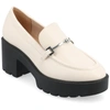 Journee Collection Collection Women's Tru Comfort Foam Wide Width Kezziah Pumps In White