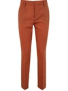 Dsquared2 Stylish Tailored Pant For Women In Rusty Orange