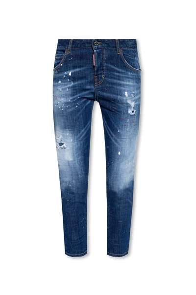 Dsquared2 Cool Girl Jeans In Blue