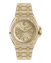 Philipp Plein Women's Plein Extreme Gold Ion Plated Stainless Steel Bracelet Watch 38mm In Multi