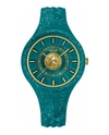 Versus Fire Island Lion Gli Strap Watch In Green