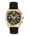 Versace Greca Chrono Leather Watch In Multi