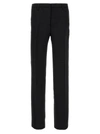 ETRO CHECK WOOL TROUSERS PANTS BLACK