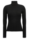 Ganni Turtleneck Sweater With Back Cut Out