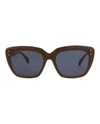 ALAÏA SQUARE-FRAME ACETATE SUNGLASSES