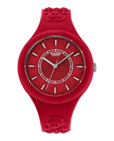 Versus By Versace Fire Island Watch In Red