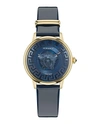 Versace Women's Medusa Alchemy Goldtone Stainless Steel & Leather Watch In Multi