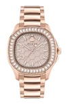 Philipp Plein Women's Spectre Lady Rose Gold Ion-plated Bracelet Watch 38mm In Multi