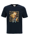 MAISON KITSUNÉ FOX CHAMPION T-SHIRT BLUE