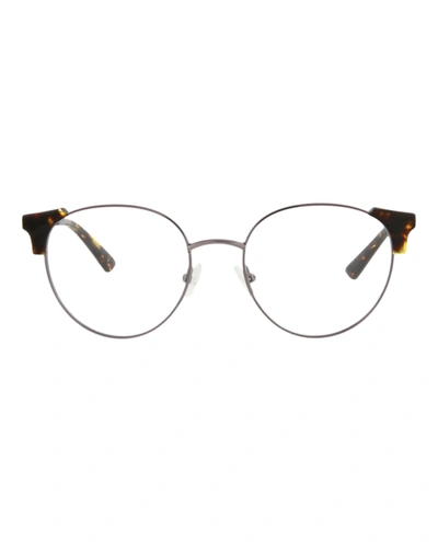 Mcq By Alexander Mcqueen Round-frame Metal Optical Frames In Multi