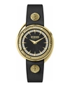 VERSUS TORTONA CRYSTAL LEATHER WATCH