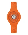 Versus Fire Island Silicone Watch In Orange