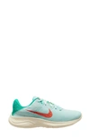Nike Flex Experience Athletic Sneaker In Jade / Red/ Jade