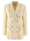 Chloé Double-breasted Blazer With Gold-tone Buttons