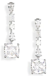 NADRI ROCKSTARS CUBIC ZIRCONIA DROP EARRINGS