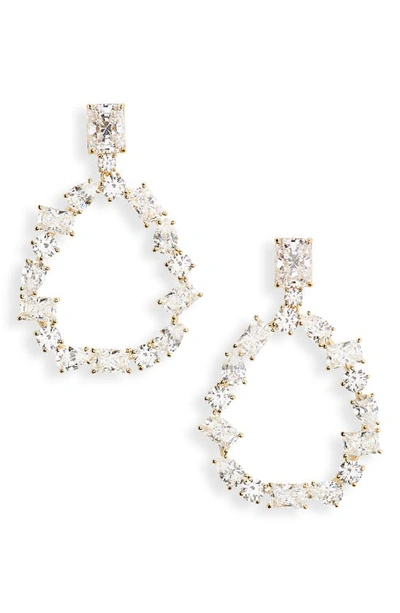 Nadri Rockstars Cubic Zirconia Earrings In Gold