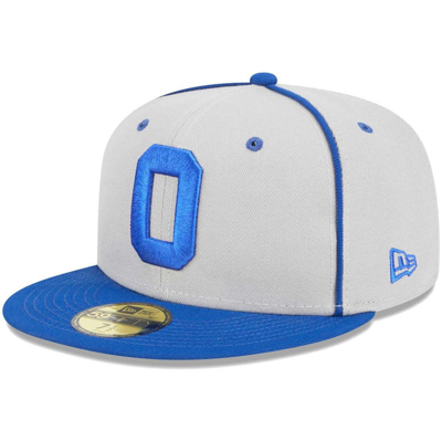 New Era Grey Omaha Storm Chasers Theme Nights Omaha Rockets  59fifty Fitted Hat