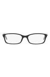 Burberry 53mm Pillow Optical Glasses In Black