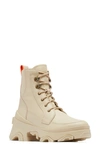 Sorel Women's Brex Lug Sole Lace-up Boots Women's Shoes In Bleached Ceramic/optimized Orange