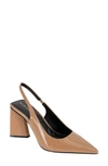 Bcbgeneration Trina Pointed Toe Slingback Pump In Tan