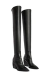 Allsaints Women's Lara Pointed Toe High Heel Boots In Black