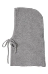 STEWART OF SCOTLAND CASHMERE RIB KNIT HOOD