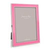 Addison Ross Ltd Electric Pink Enamel & Silver Frame In Silver