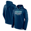 FANATICS FANATICS BRANDED  DEEP SEA BLUE SEATTLE KRAKEN AUTHENTIC PRO PULLOVER HOODIE